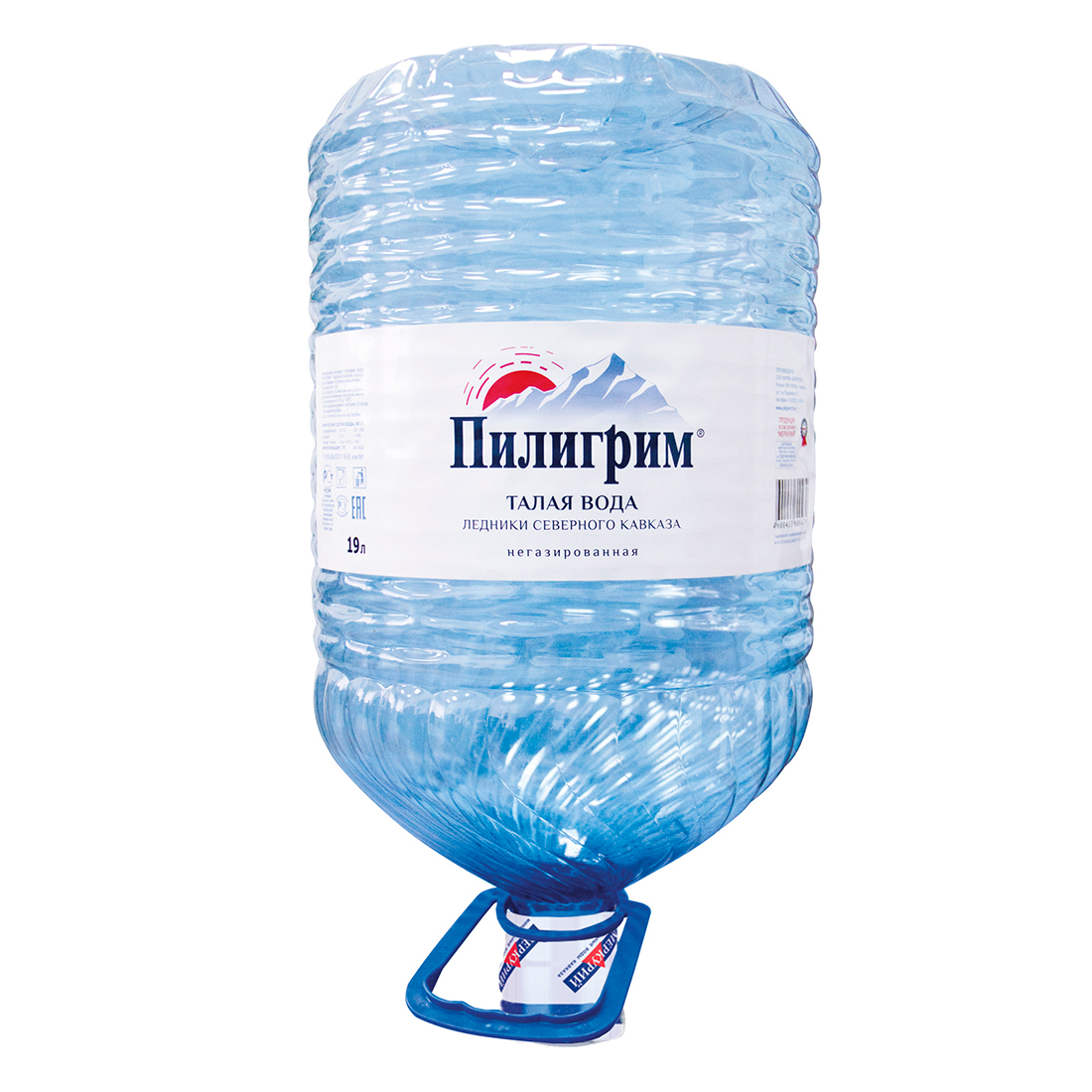Пилигрим одноразовая тара - вода миниральная природная столовая питьевая вода 19 литров негазированная - 1